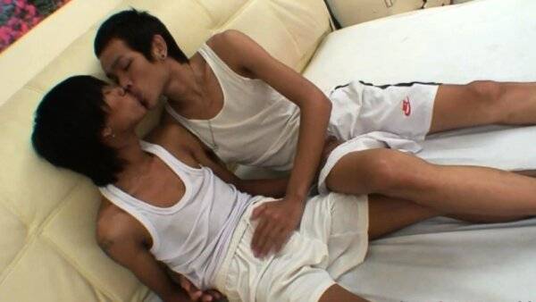 Asian twinks suck and piss before sex on girlsasian.net
