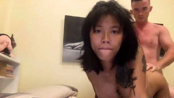Horny amateur Asian babe with hot fit body gets pounded hard - North Korea on girlsasian.net