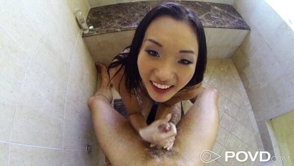 Skinny Asian Teen Alina Li Gets Fucked Rough By Monster Cock In The Shower - China on girlsasian.net