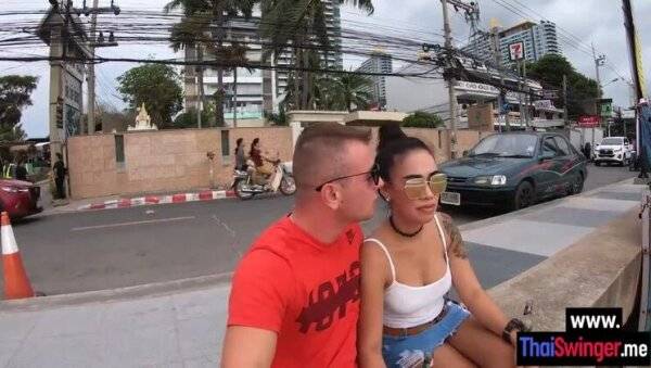 Asian girlfriend gets fucked by a perverted boyfriend with huge hard dick - Thailand on girlsasian.net