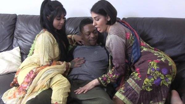 Indian Women Porn - interracial threesome with BBC stud and 2 kinky tattooed East Asian sluts - India on girlsasian.net
