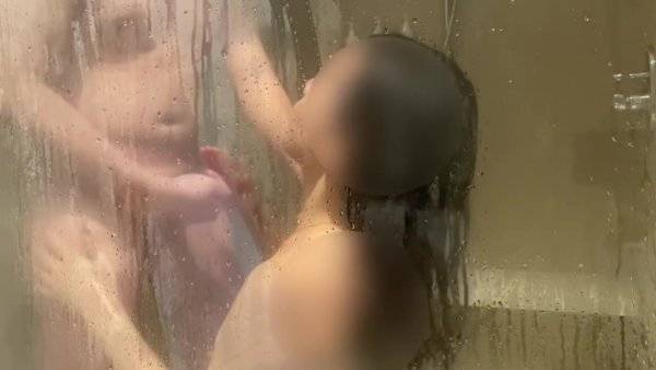 Asian Couple Enjoy Having Wet And Hot Shower In The Bathroom on girlsasian.net