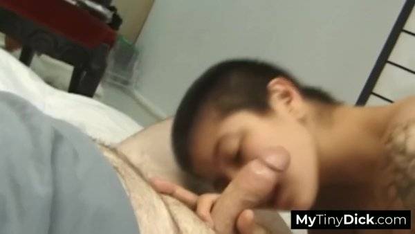 A Deep Blowjob From A Short Hair Asian Babe on girlsasian.net