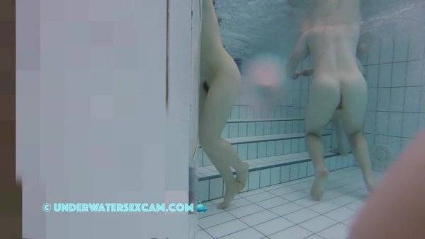 Asian Girl Nude In Sauna Pool First Time And Gets Horny on girlsasian.net