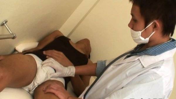 Pissing Asian twink fucked in infirmary on girlsasian.net