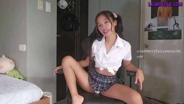 Asian Teenager's Ahegao School Dream on girlsasian.net