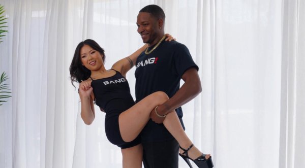 Asian teen Lulu Chu and Goldey get fucked on a reality show on girlsasian.net