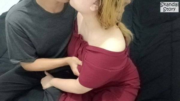Sexy BBW Asian Stepmom in Red Shirt Fucks Step Son - Homemade Indonesian Hijab Porn - Japan - Indonesia on girlsasian.net
