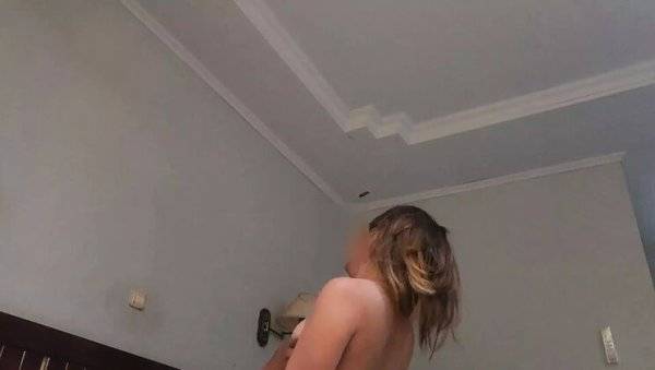 Hot Blonde Asian Teen Gets Double Penetrated & Creampied - Rough POV Sex - India - Indonesia on girlsasian.net