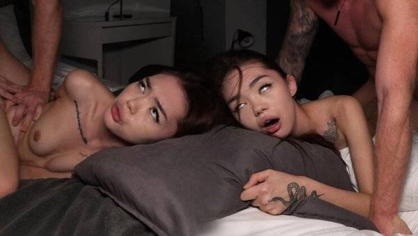 Hot Asian teen takes huge cock in her tight pussy - rough fuck & moaning - Russia on girlsasian.net