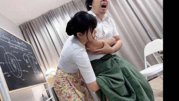 Hot Asian Teacher Mya Mya Can't Focus in Class - Creampie & Hardcore Sex on girlsasian.net