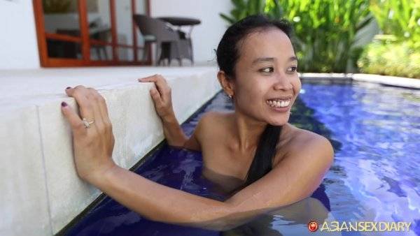 Naked Petite Milf Hinwar Fucked In Pool On Asian Sex Diary on girlsasian.net