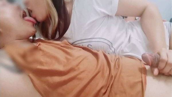 Hot Asian Couple Carl & Vixenn Cruz Fuck Hard - Creampie, Cowgirl, Deep Throat Action on girlsasian.net