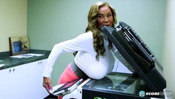 Big Tits Asian Minka Fucks Hard in Office - Blowjob & Cumshot on girlsasian.net