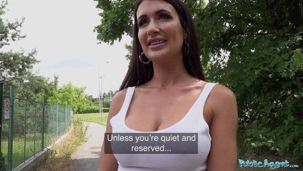 Princess Jas shows off her big Asian tits in public sex for cash - Britain on girlsasian.net