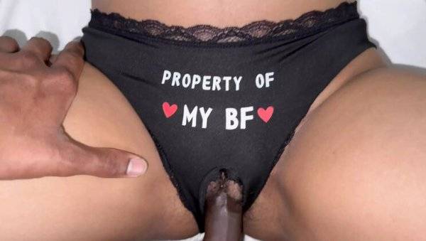 Asian teen Tani Nangi gets panty fucked hard without removing panties, creampie on boyfriend's property - Sri Lanka on girlsasian.net