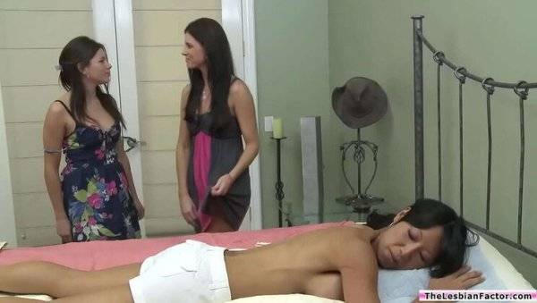 India Summer and Tia Ling - Busty Asian MILF Lactating Lesbian Sex - India on girlsasian.net