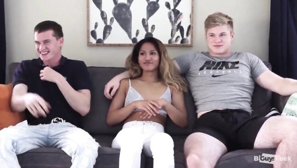 Blonde Teen and Asian Babe Get Split Open by Huge Cock Anal Fuck - Britain on girlsasian.net