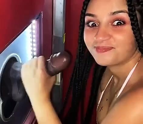 Glory Hole Surprise: Anonymous BBC Blowjob Turns Hot on girlsasian.net