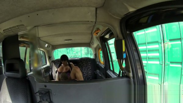 Tattooed brunette with big tits gets wild in the back of a van on girlsasian.net