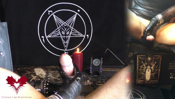 Mistress performs clinical sounding on submissive while another man masturbates under gothic candlelight - Germany on girlsasian.net