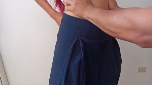 Latina MILF in school uniform takes it deep in forbidden anal encounter on girlsasian.net