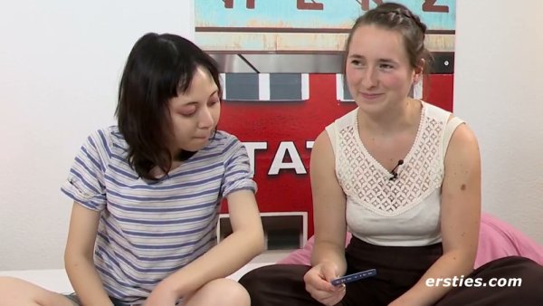 Yuli and Mira explore each other with fingers and toys - Germany on girlsasian.net