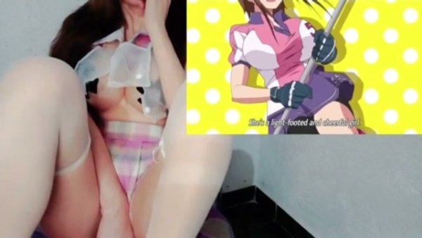 College student in anime cosplay dominates trainer with breast smothering on girlsasian.net