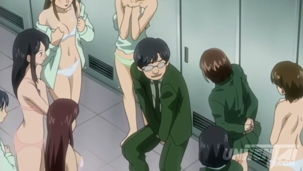 Schoolboy caught spying in the girls locker room with cumshot on uniform on girlsasian.net