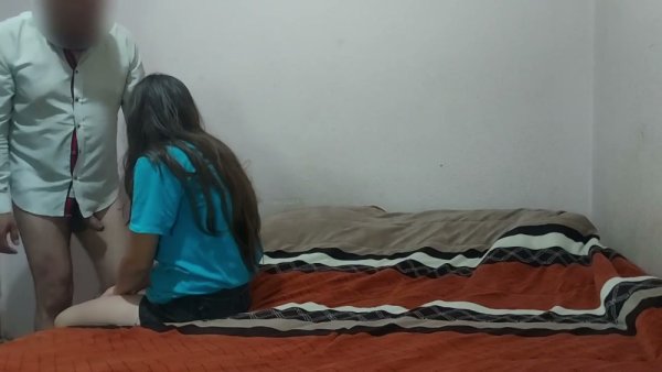 Pregnant college babysitter submits passionately in a dim bedroom on girlsasian.net