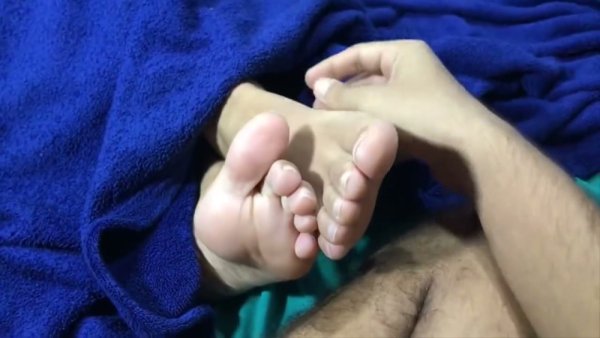 Dark-skinned man and light brown-haired woman make love after working from home - Sri Lanka on girlsasian.net