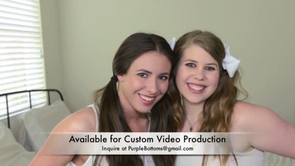 Two women endure a belt spanking during a sleepover threesome on girlsasian.net