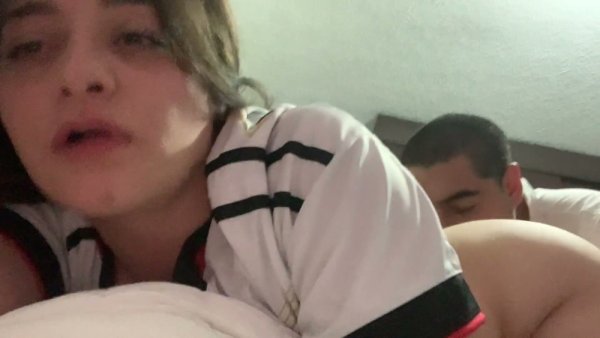 Dark-haired couple heat up the bedroom after the game on girlsasian.net