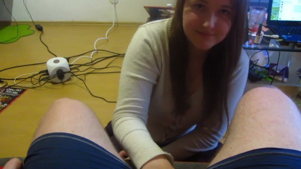 POV brunette teases with handjob before deep throat and messy facial - Germany on girlsasian.net