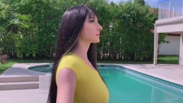 Youthful brunette in yellow top visits stepbrother for a secret home encounter on girlsasian.net
